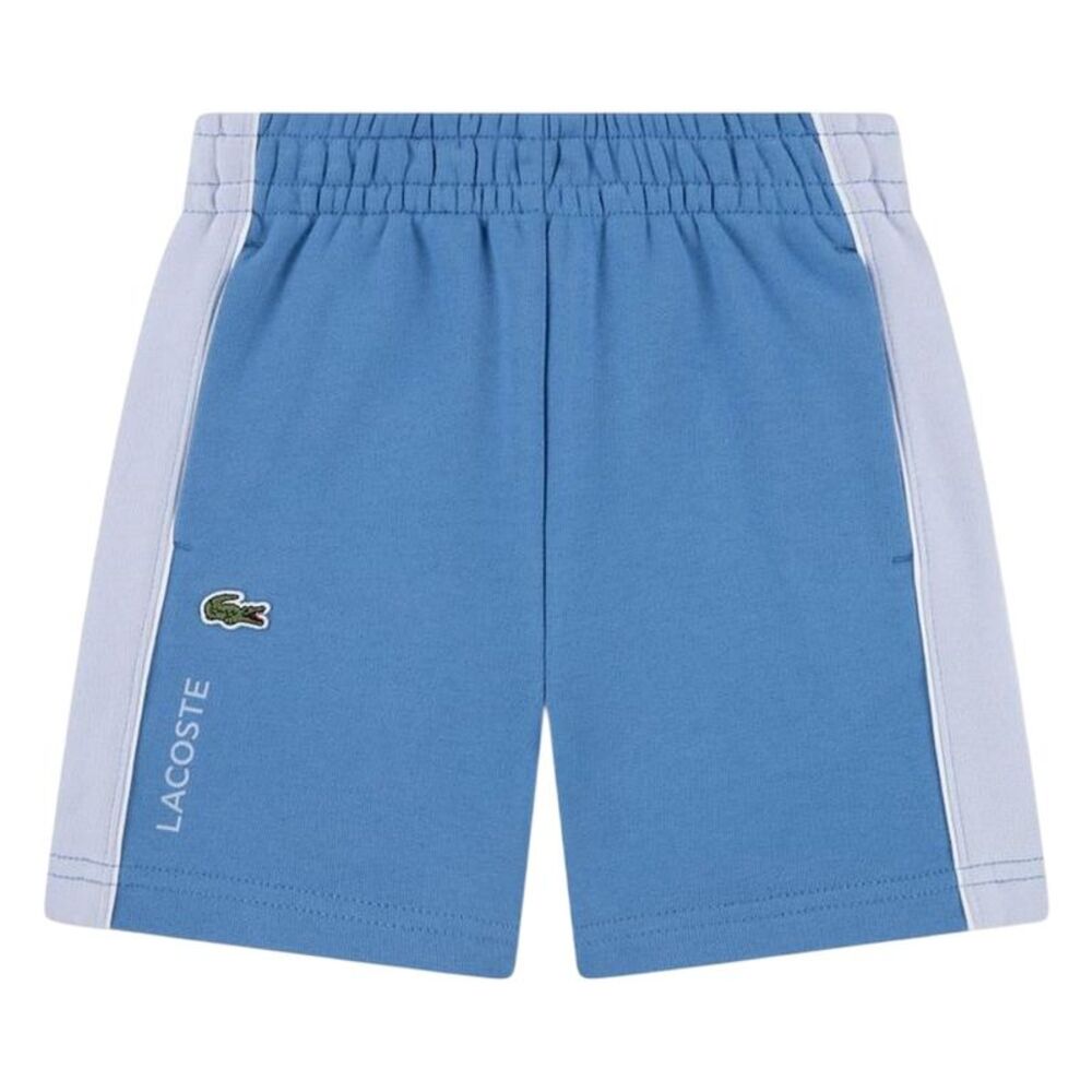 Lacoste Childrens/Kids Fleece Colour Block Shorts / Blue